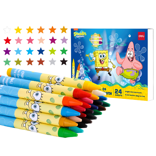 Sáp 24 màu Deli C219-24-LA