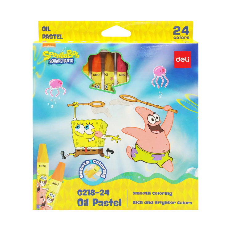 Sáp dầu 24 màu Deli C218-24-LA