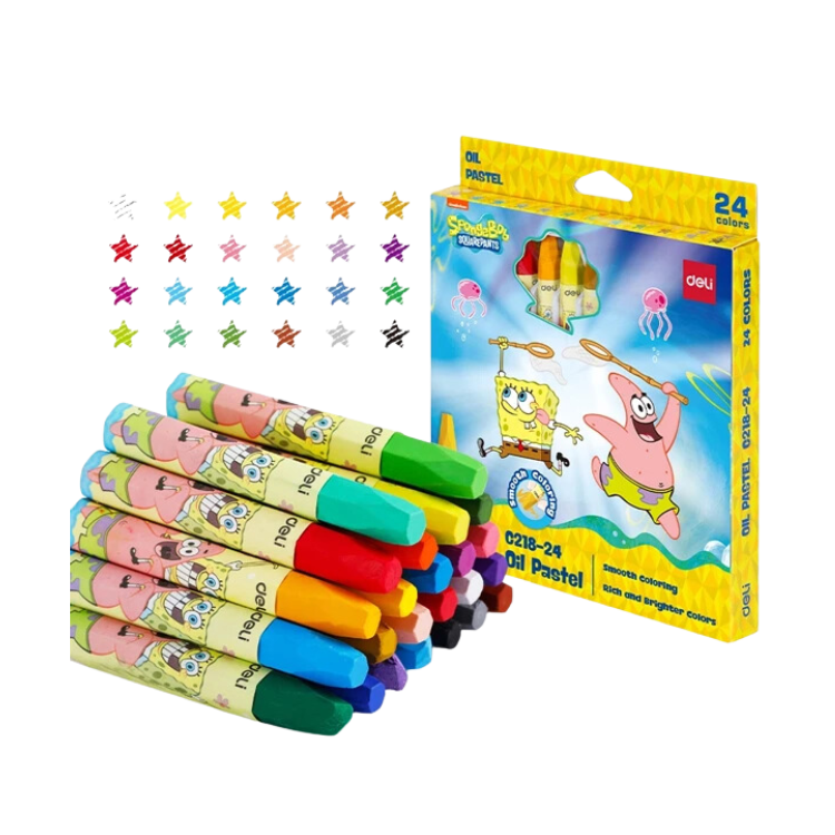 Sáp dầu 24 màu Deli C218-24-LA