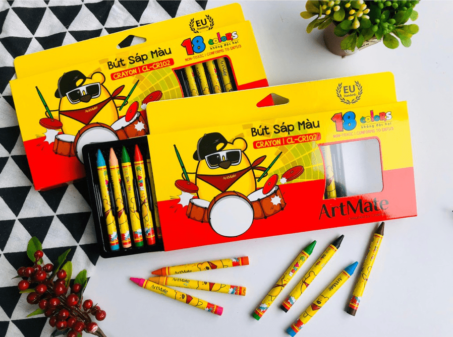 Sáp ClassMate 18 màu CL-CR102