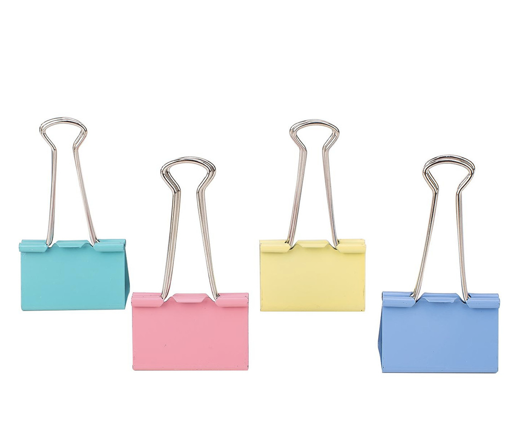 Kẹp bướm màu 41mm Deli 8552-LA
