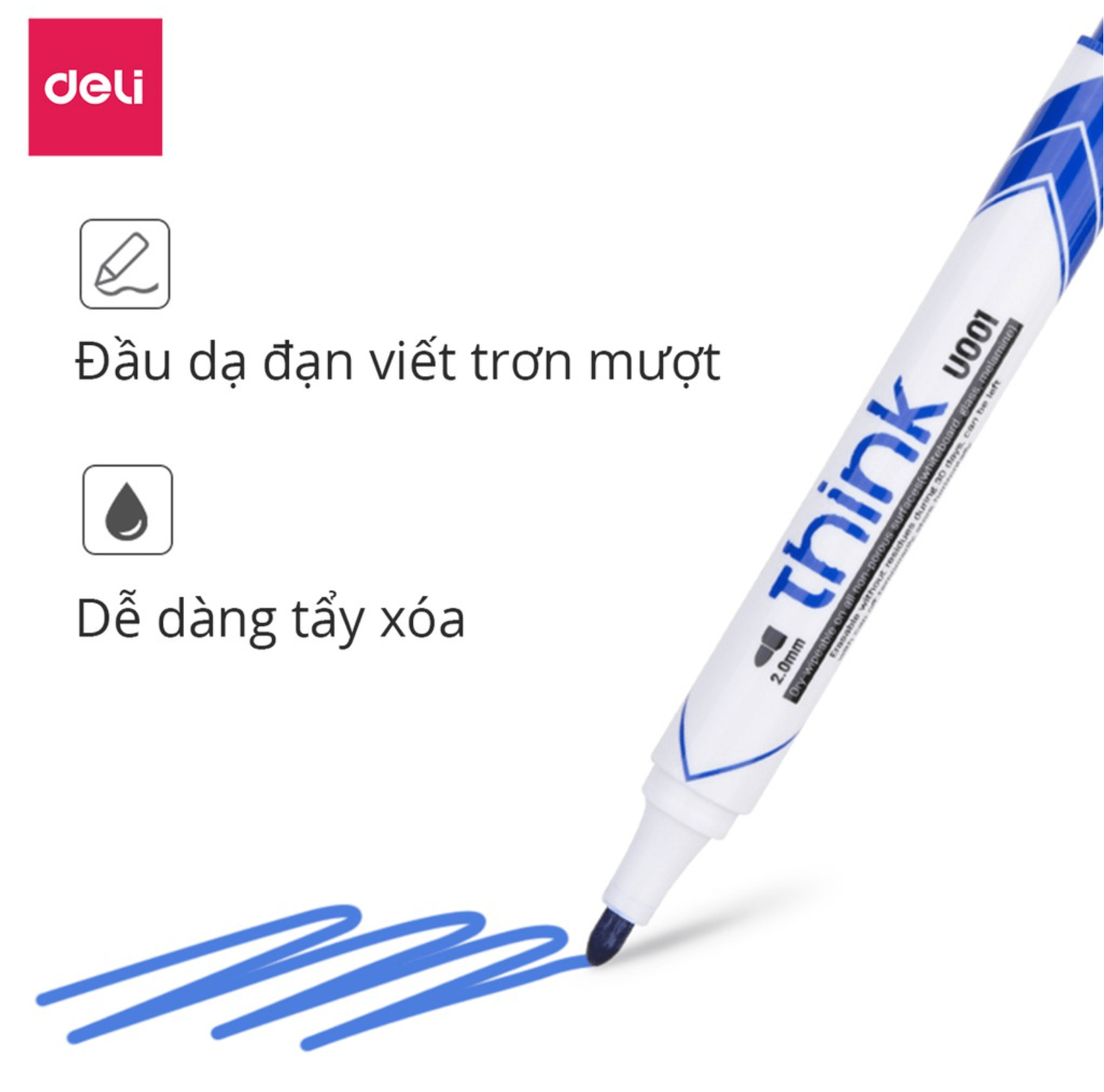 Bút LB Deli U00120 đen-LA