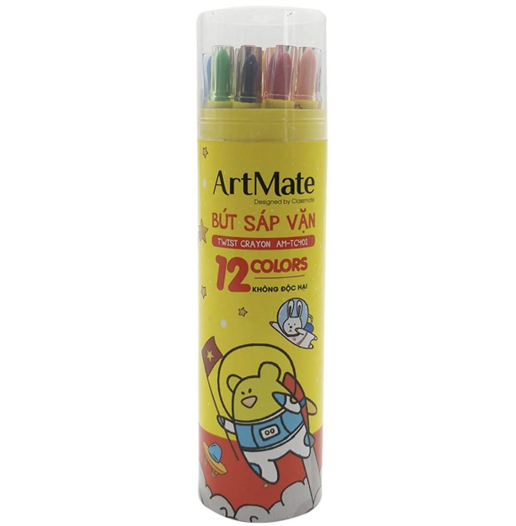 Sáp vặn ClassMate 12 màu CL-TC401-TK