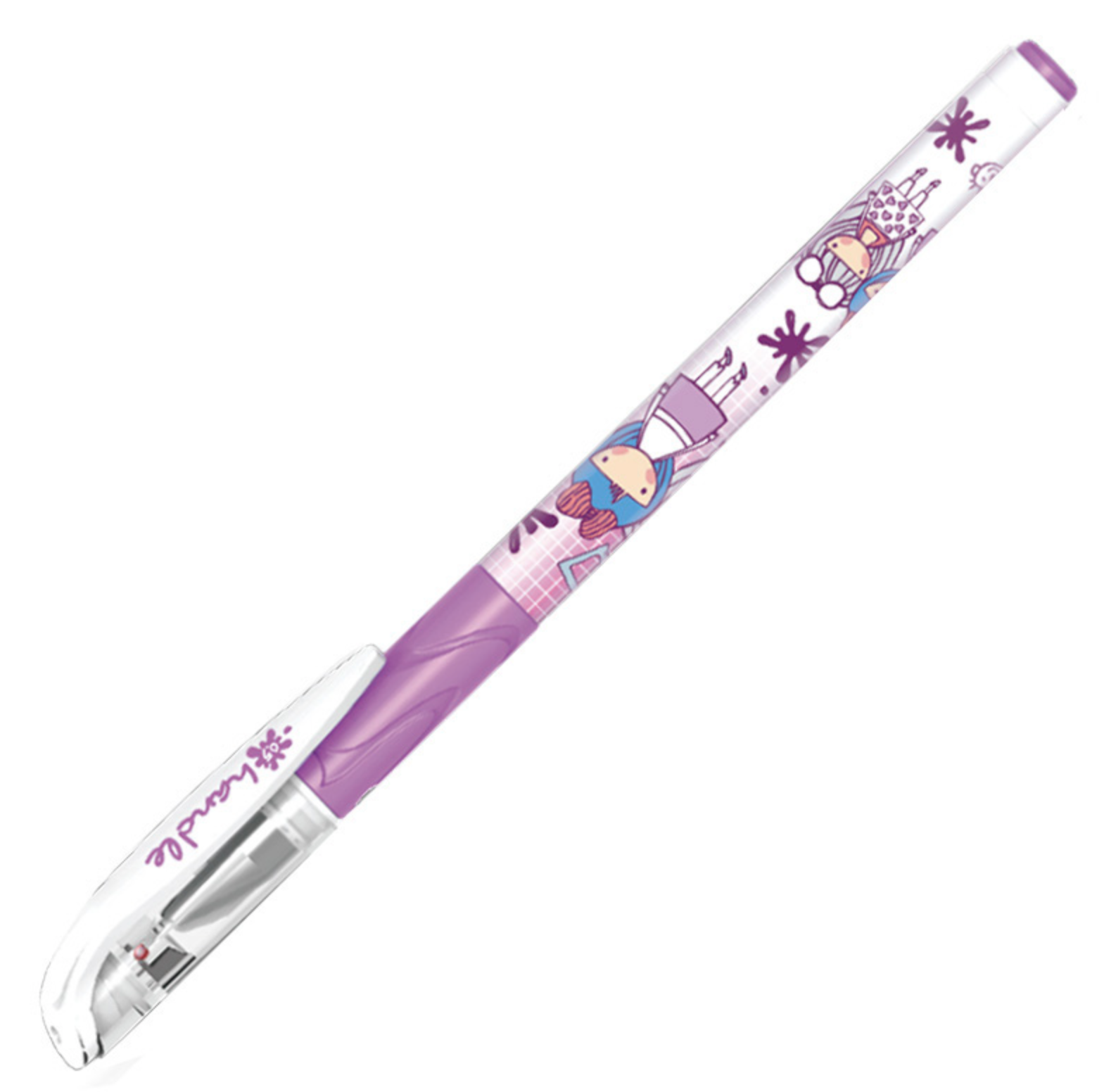 Bút nước TL gel 01 Tím-LV