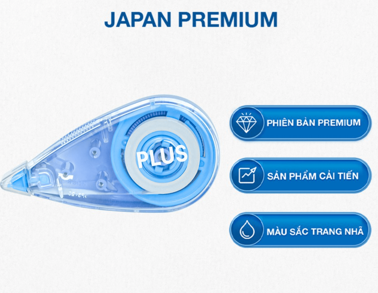 Xóa kéo mini Plus Premium 100-V012-HV