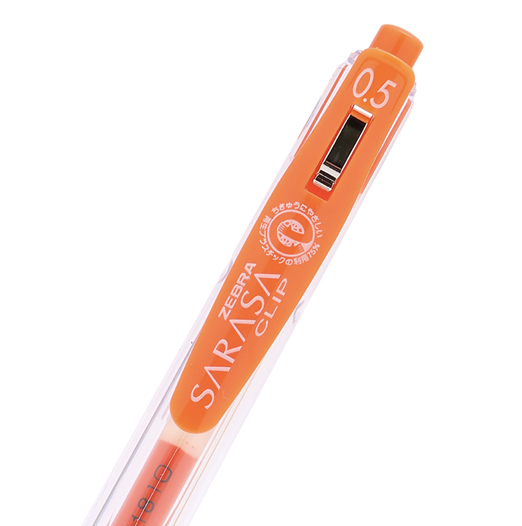 Viết bi Sarasa Clip JJ15-ROR 0.5 Đỏ Cam