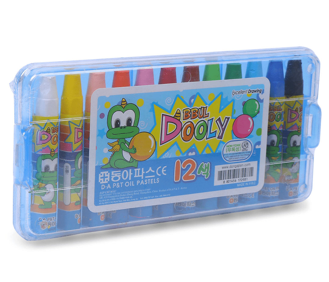 Sáp dầu Dooly 12 màu