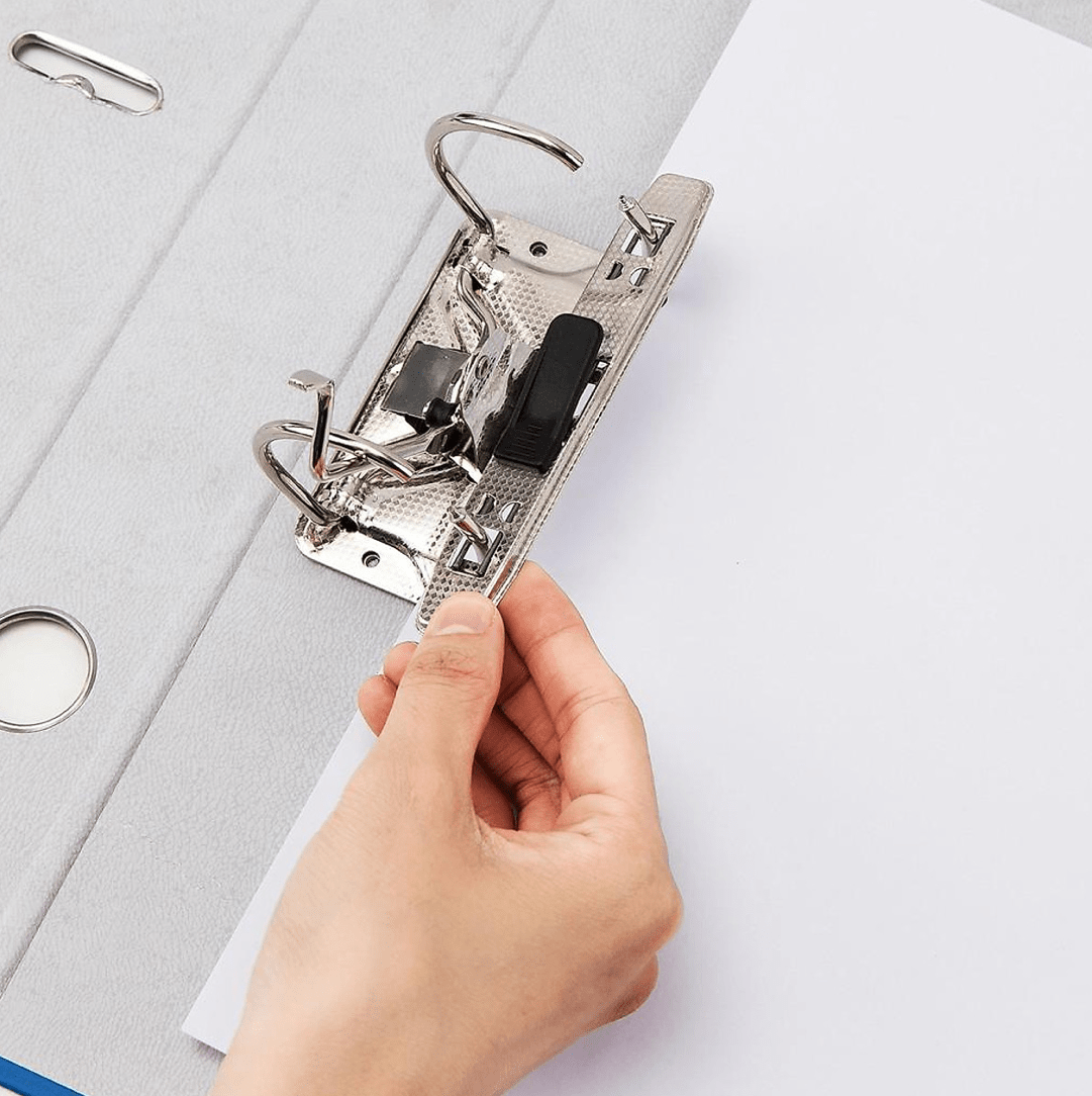 Bìa còng 5F F4 Deli 38168 Xanh Dương