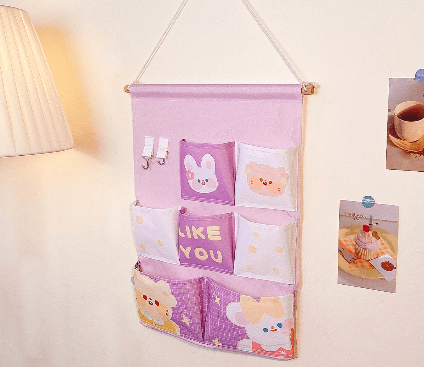 Túi treo tường Cute 7 ngăn-Or/BB