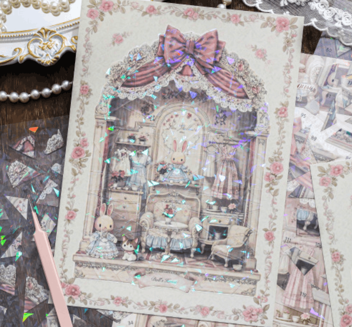 Sticker 3d cổ tích