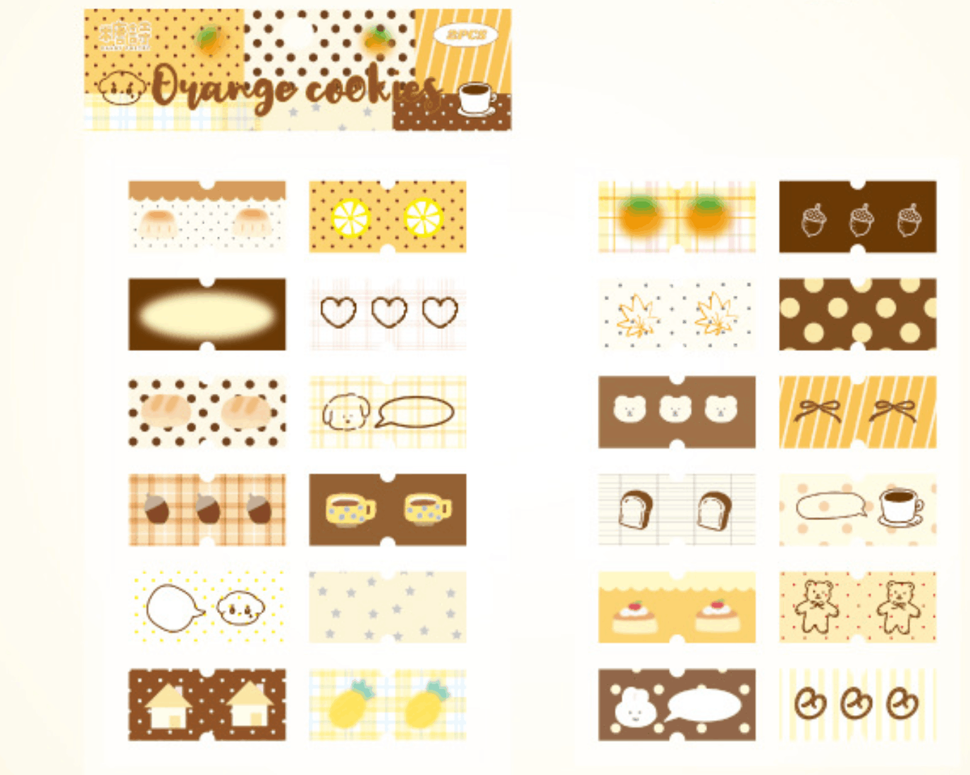 Set 2pcs Sticker trang trí