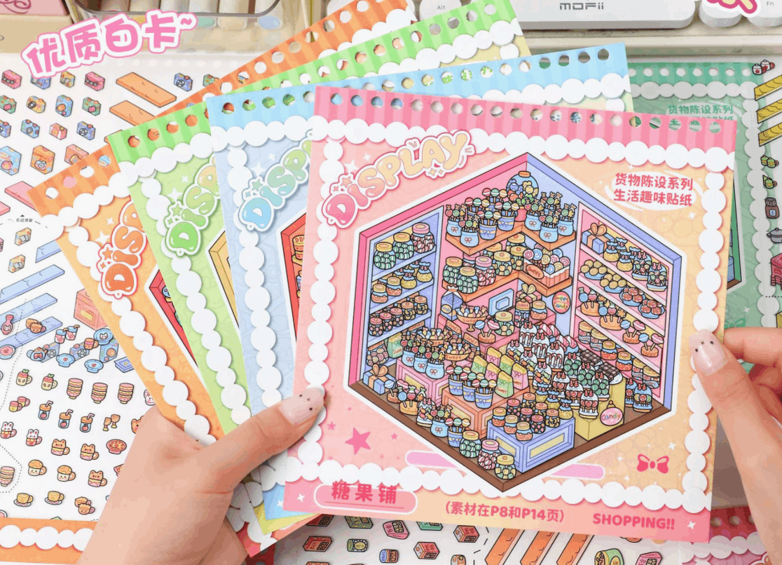 Sổ Sticker 3d