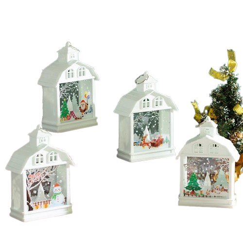 Noel-Đèn led lâu đài CN 12-18cm 91-3404-JC