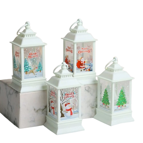 Noel-Đèn led lâu đài CN 12-18cm 91-3406-JC