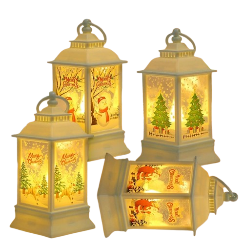 Noel-Đèn led lâu đài CN 12-18cm 91-3406-JC