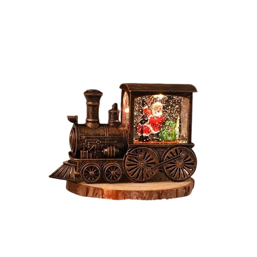 Noel-Đèn led xe lửa 11x14cm 91-3413-JC