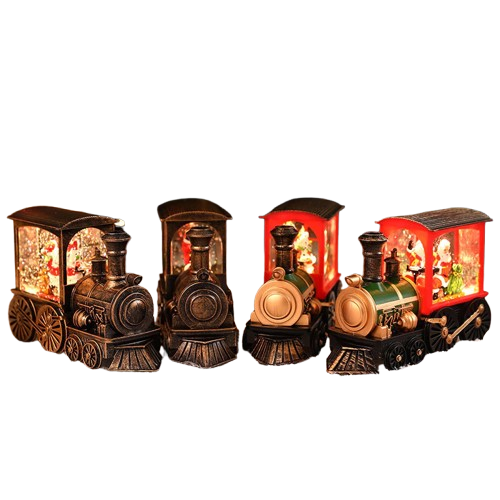 Noel-Đèn led xe lửa 11x14cm 91-3413-JC