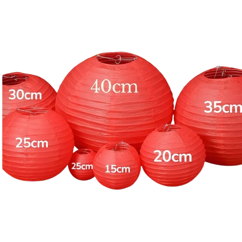 Lồng đèn giấy 20cm-KTN/Or