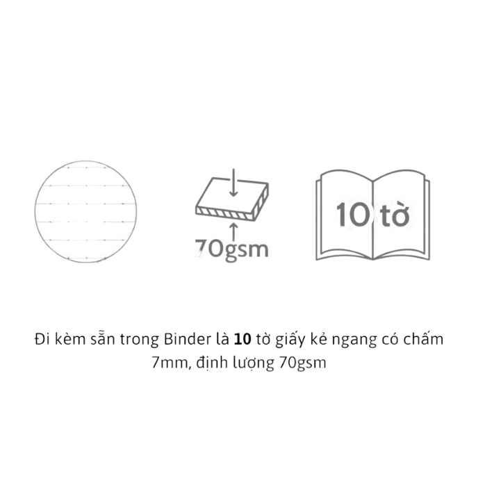 Sổ còng Campus 4 lỗ B5 BN-B5H4KU-MU (20 trang)-208