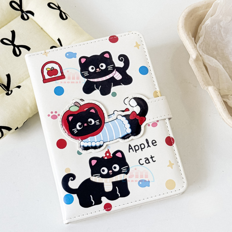 Sổ da A5 bìa hình cute-PP