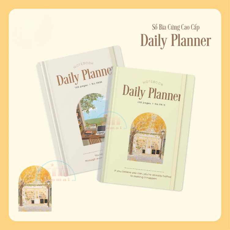 Sổ Daily Planner A5 caro 9813 (160 trang)-HP