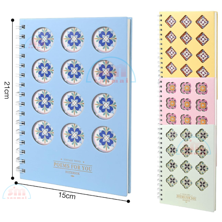 Sổ lò xo nhựa A5-1000-3-QL
