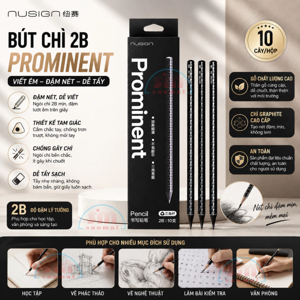 Bút chì Deli NS788-2B-LA