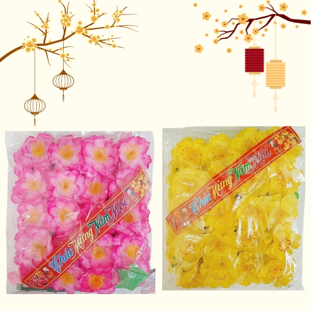 Tết-Hoa mai đào vải+kẽm-H/NM/CB