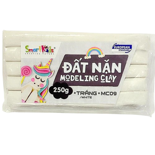Đất nặn SmartKids MC09 250g trắng-BT