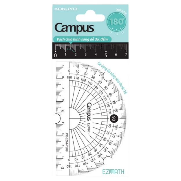 Thước đo độ Campus 9cm RL-EZM-PS09-208