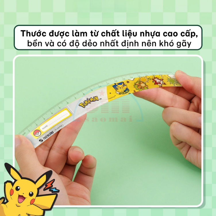 Thước TL  Pokemon SR-039 20cm-LV