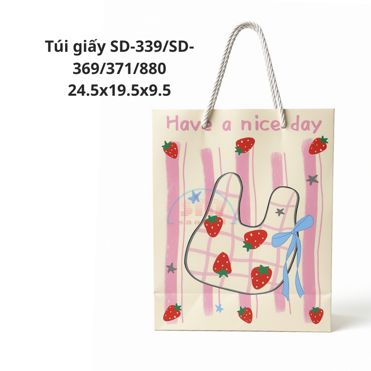 Túi giấy SD-339/SD-369/371/880 24.5x19.5x9.5-TL