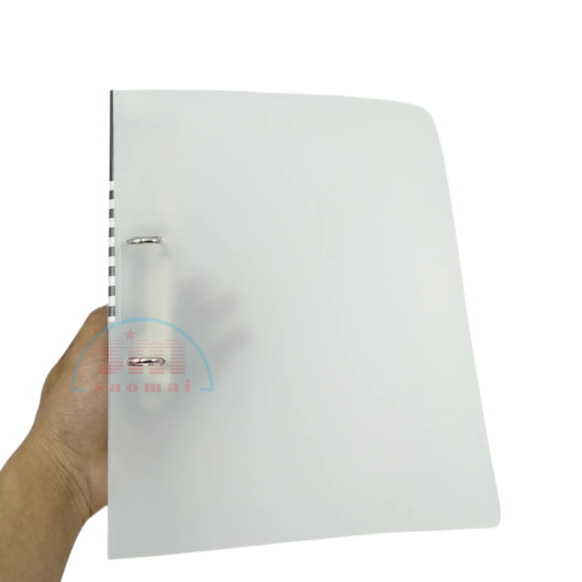 Bìa còng nhẫn D Plus 82-V122 x.lá nhạt-VT/HV