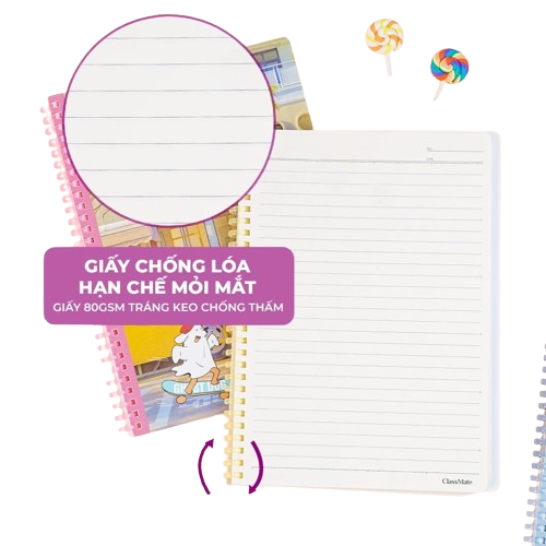 Sổ lò xo ClassMate A5 18-038A5 180t-TK
