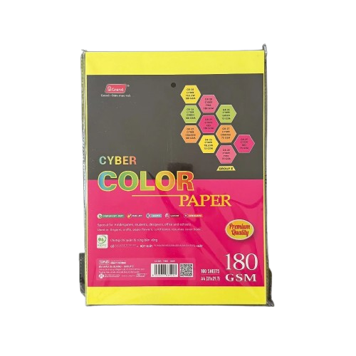 Bìa A4 Pgrand dạ quang 100 tờ 180 gsm TMG 8401-KP