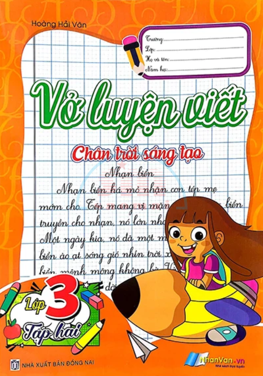 Vở luyện viết Lớp 3-Tập 2-TVB
