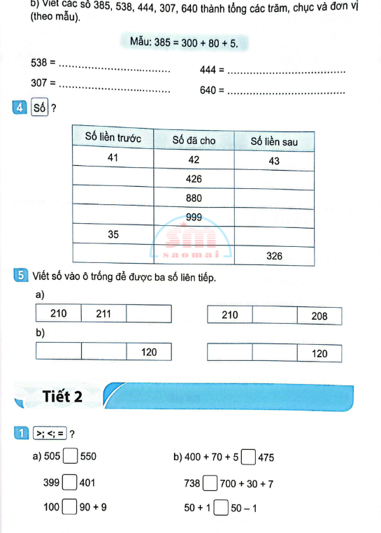 Vở Thực Hành Toán 3 - Tập 1 (Kết Nối Tri Thức)