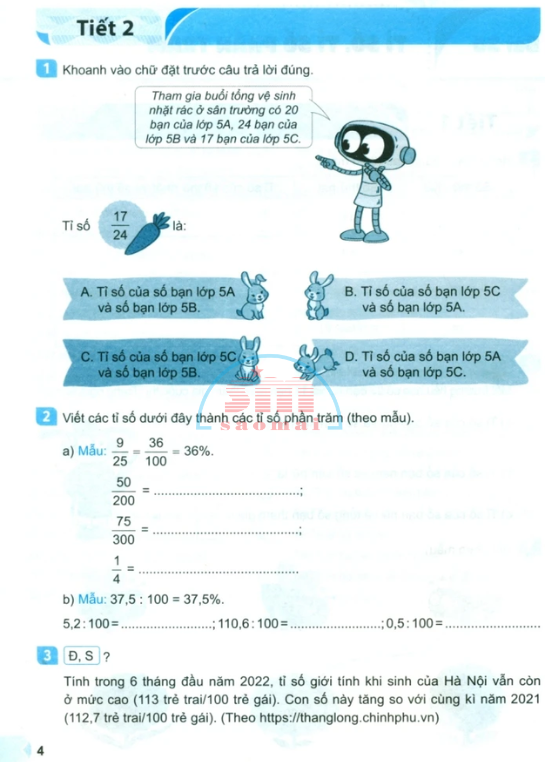 Vở Thực Hành Toán 5 - Tập 2 (Kết Nối Tri Thức)