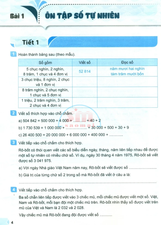 Vở Thực Hành Toán 5 - Tập 1 (Kết Nối Tri Thức)