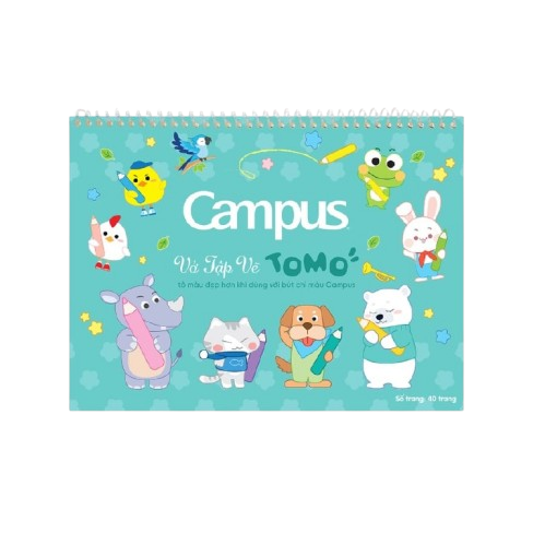 Tập vẽ A4 Campus SKB-A4TOM (40 tờ)-208