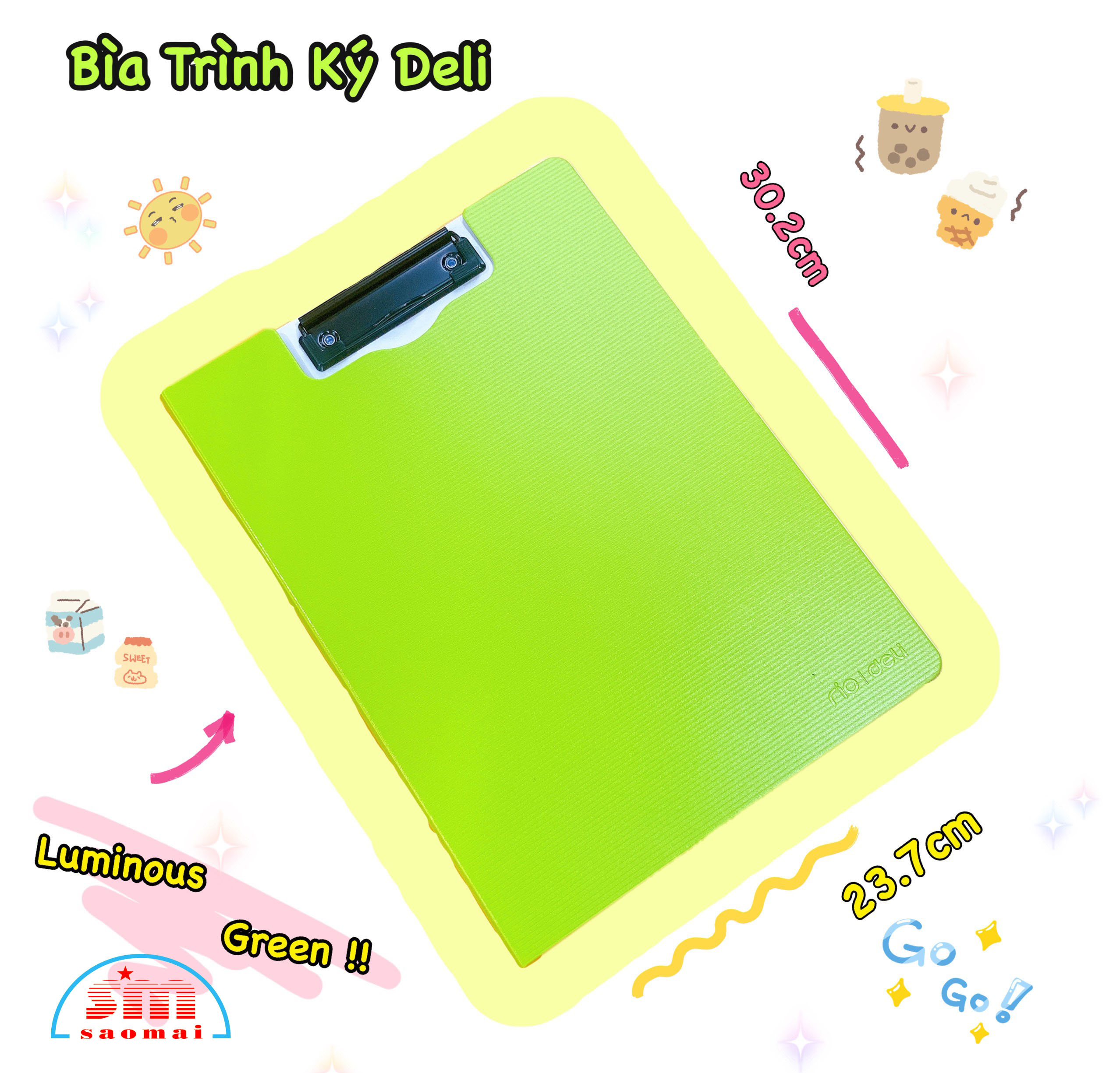 Bìa trình ký đôi Deli F75002