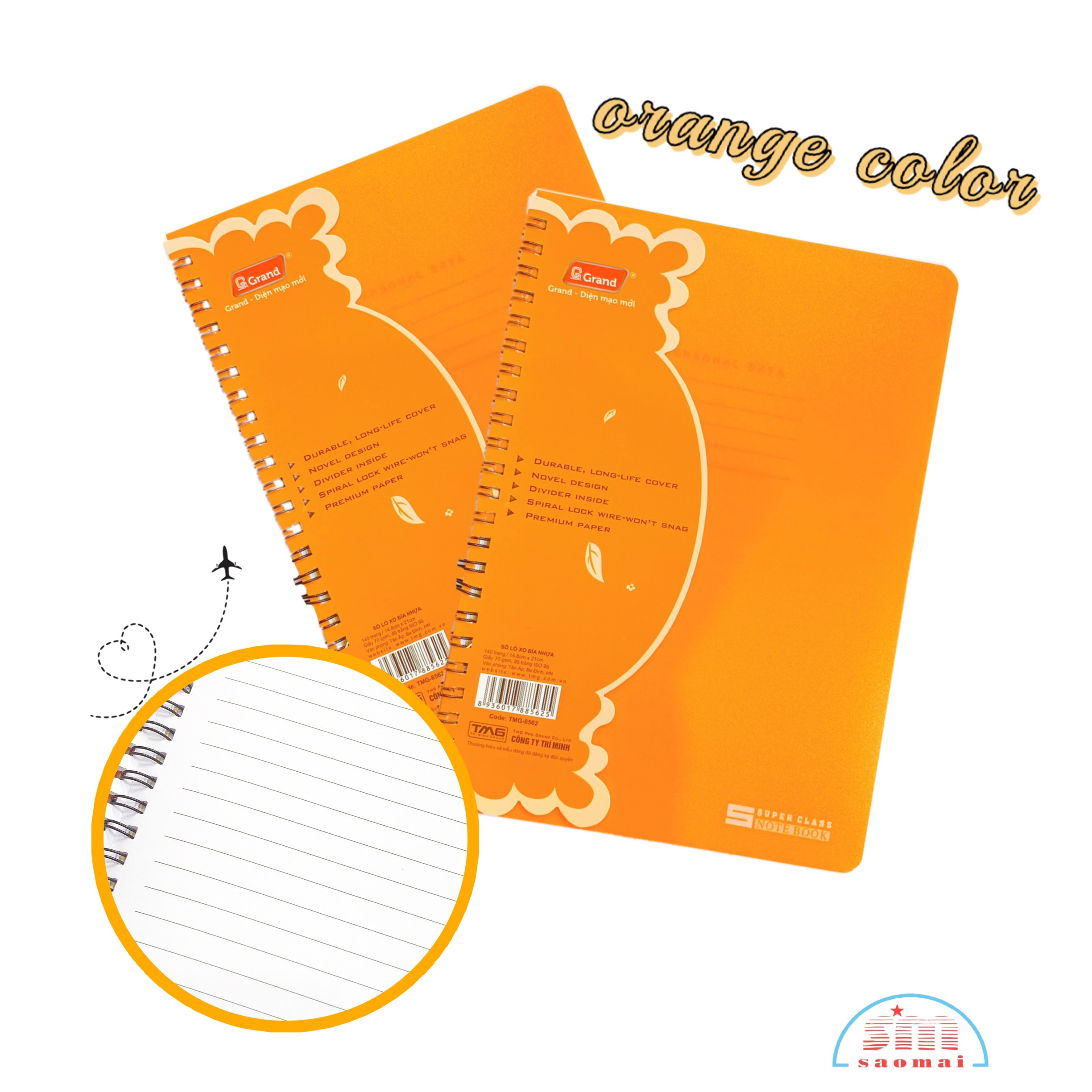 Sổ lò xo A5 Pgand TMG 8562