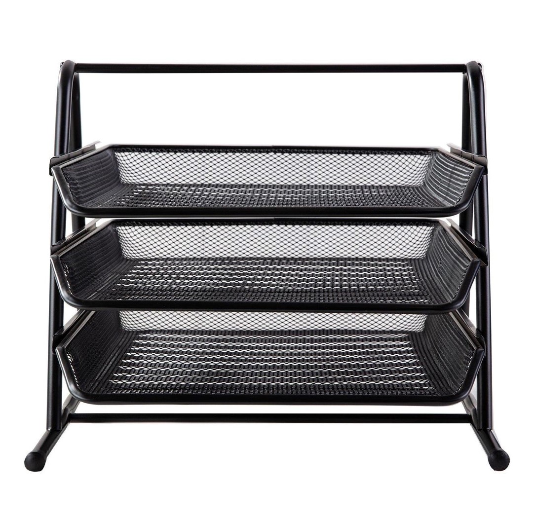 Kệ 3 tầng sắt Deli 9181-LA