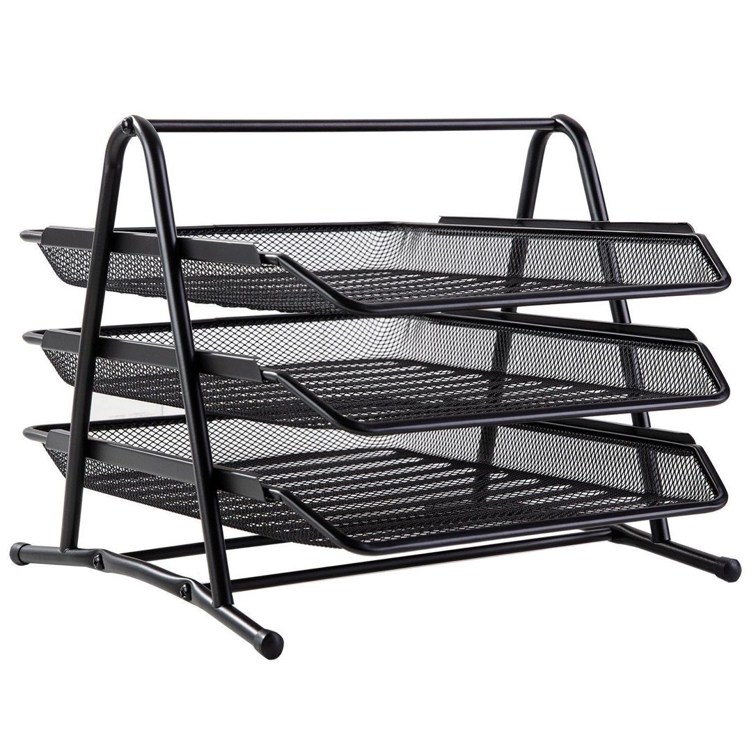 Kệ 3 tầng sắt Deli 9181-LA