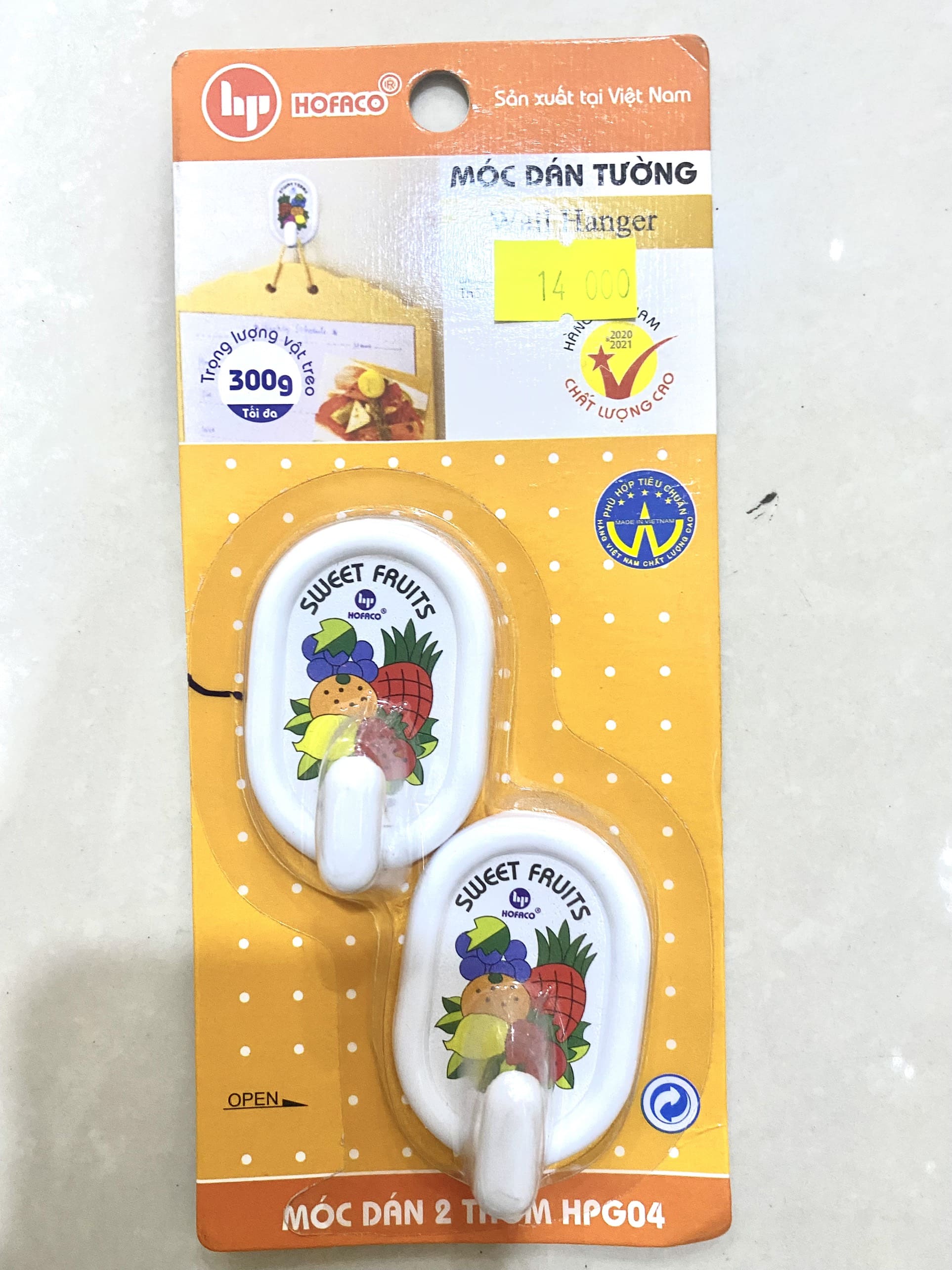 Móc dán tường HPG04-TT