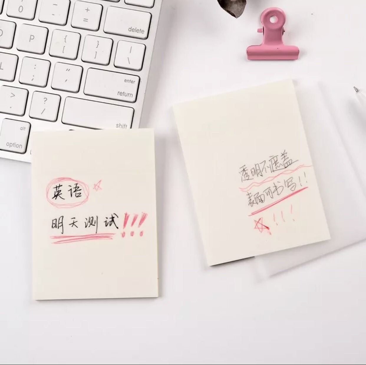 Notes trong suốt màu 3x4 PET-3303-TL