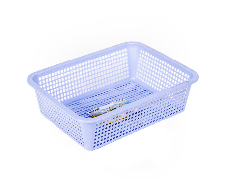 Rổ nhựa vuông 34,5x26X10 cm-DT/BL