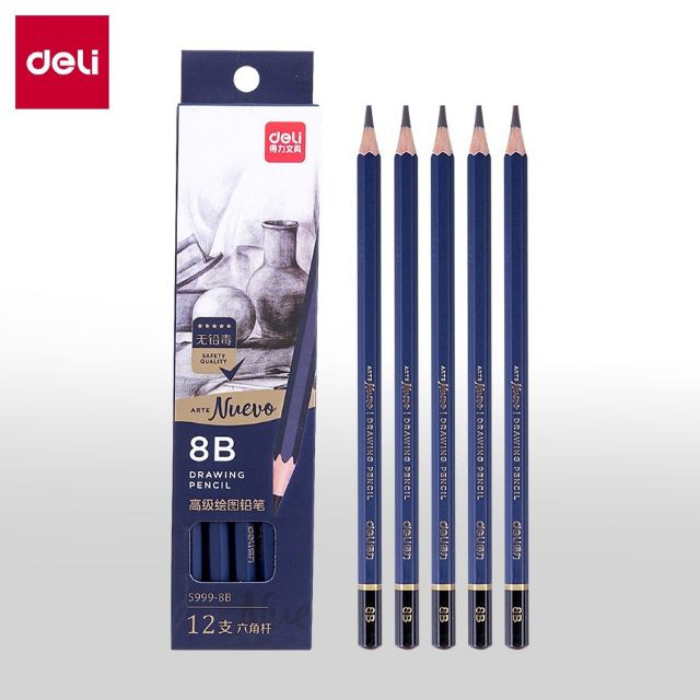 Bút chì Deli 8B S999-8B-LA