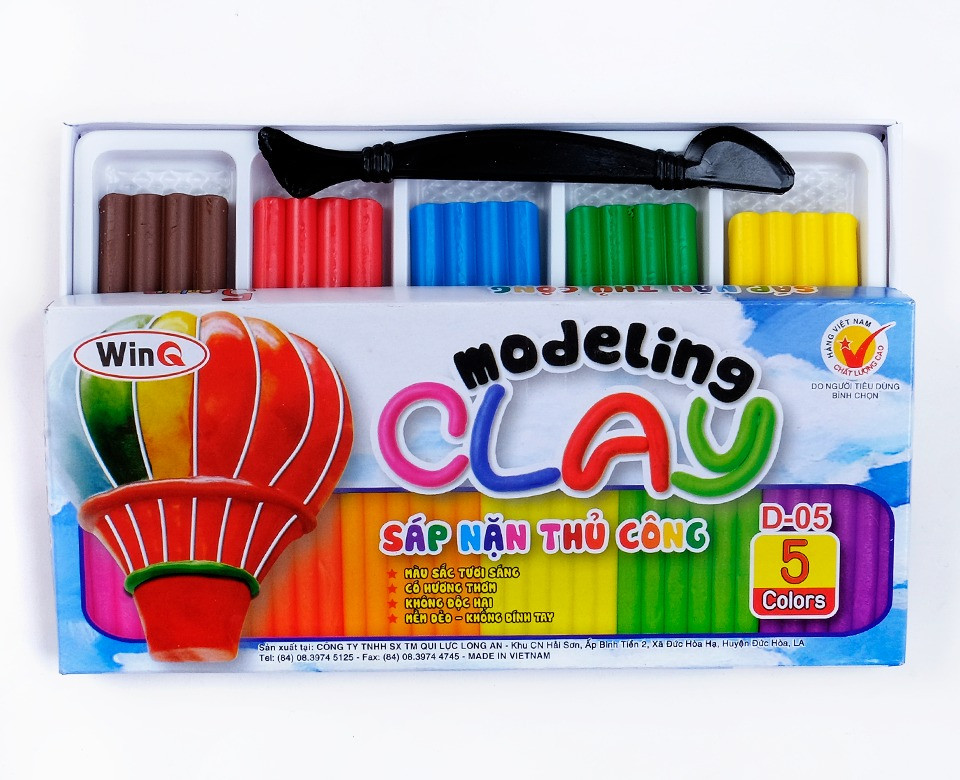 Đất nặn WinQ D05 5màu-SM