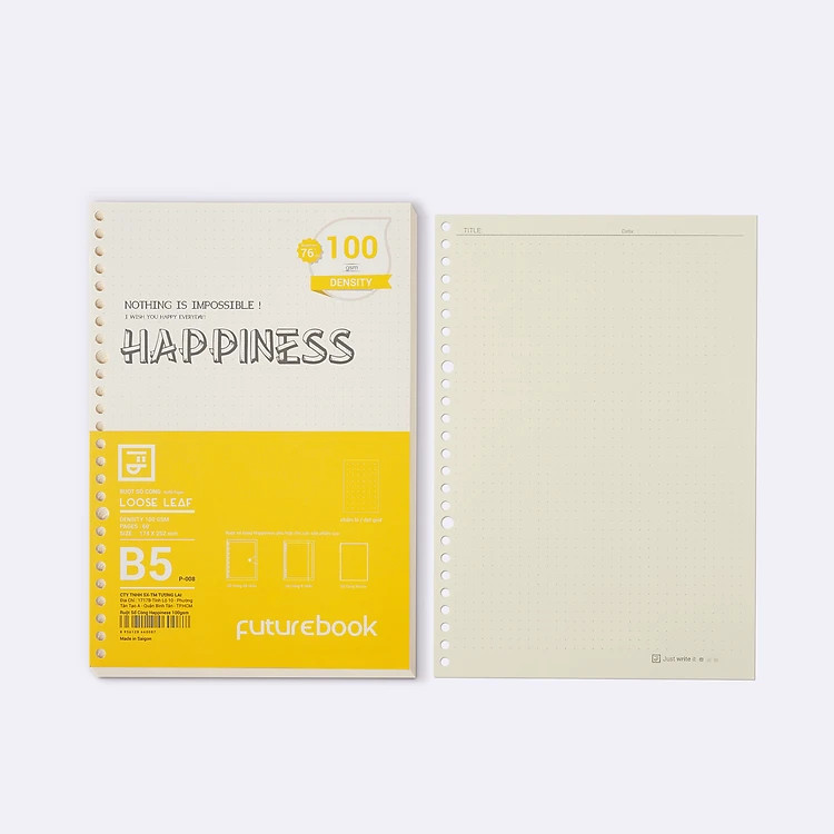 Ruột sổ Còng B5 Happiness P008-AĐ